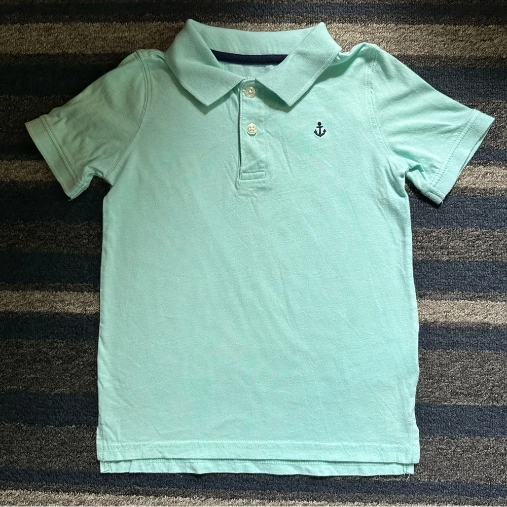 Carter’s Boys Aqua Green‎ Polo Tee Size 5